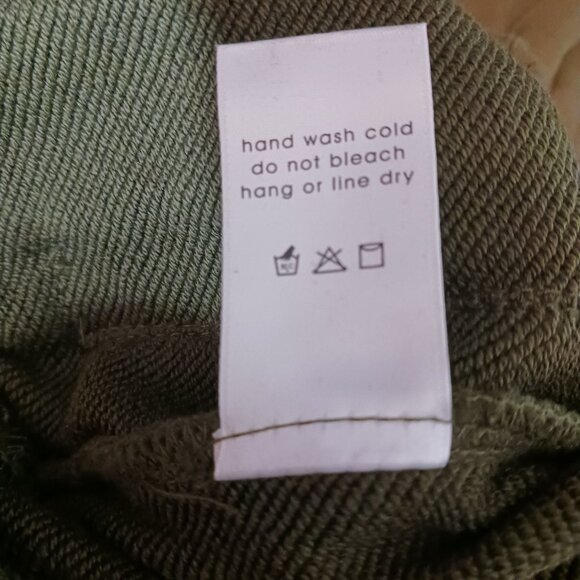 NEW Naked Wardrobe Cotton‎ Blend Sweatpants with Pockets in Olive Green, Size XS - Picture 10 of 10